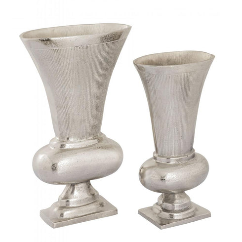 Elk Brigitte Vase Set of 2 in Nickel Model: H0807-9793/S2