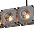 Elk Brilliance ISLAND LIGHT in Oil Rubbed Bronze Smoke plated Crystal Smoke plated Crystal Finish Model: D4651