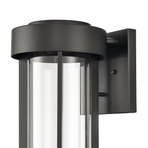 Elk Brillis 16 Inch High 1 Light Outdoor Sconce in Matte Black Model: 69631/LED