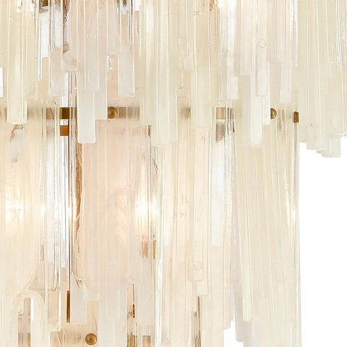 Elk Brinicle CHANDELIER in Aged Brass Finish Model: D4662