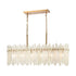 Elk Brinicle ISLAND LIGHT in Aged Brass Finish Model: D4663