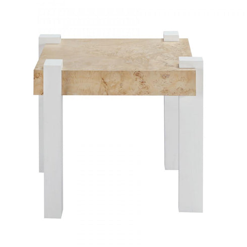 Elk Bromo Accent Table in Bleached Burl Model: S0075-9957