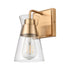 Elk Brookville VANITY LIGHT in Burnished Brass Finish Model: 47670/1