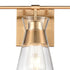 Elk Brookville VANITY LIGHT in Burnished Brass Finish Model: 47672/3