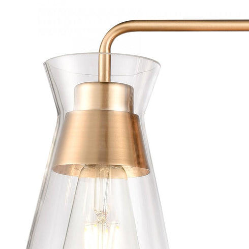 Elk Brookville VANITY LIGHT in Burnished Brass Finish Model: 47672/3