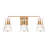 Elk Brookville VANITY LIGHT in Burnished Brass Finish Model: 47672/3