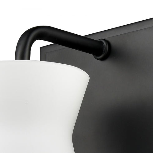 Elk Brookville VANITY LIGHT in Matte Black Finish Model: 47770/1