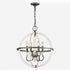 Elk Brownell 20 Inch Wide 4 Light Chandelier in Anvil Iron Model: 90203/4
