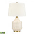 Elk Buckley 27 Inch High 1 Light Table Lamp White in White Glazed Finish Model: S0019-9488