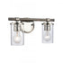Elk Burrow 15 Inch Wide 2 Light Vanity Light Polished Nickel Model: 89851/2