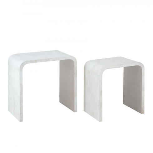 Elk Burton Nesting Table Set of 2 in Parchment Model: H0895-10854/S2