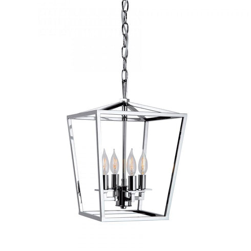 Elk Cage 12 Inch Wide 4 Light Pendant in Matte Black Model: 1080-MB-NG