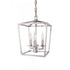Elk Cage 8.5 Inch Wide 3 Light Pendant in Matte Black Model: 1084-MB-NG