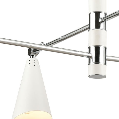 Elk Calder CHANDELIER in Polished Chrome Finish Model: 89207/6