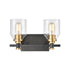 Elk Cambria VANITY LIGHT in Matte Black Finish Model: 15401/2