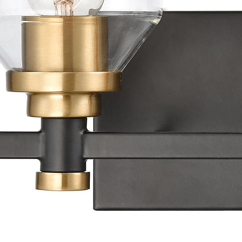 Elk Cambria VANITY LIGHT in Matte Black Finish Model: 15401/2