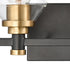 Elk Cambria VANITY LIGHT in Matte Black Finish Model: 15401/2