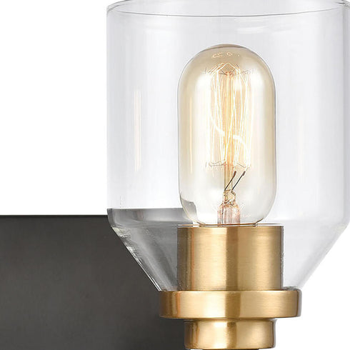 Elk Cambria VANITY LIGHT in Matte Black Finish Model: 15401/2