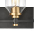 Elk Cambria VANITY LIGHT in Matte Black Finish Model: 15402/3