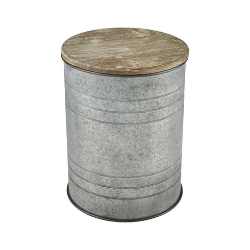 Elk Cannes ACCENT TABLE in Galvanized Finish Model: 3138-412