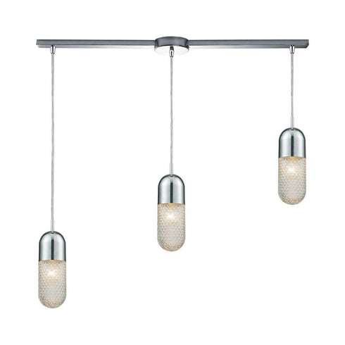 Elk Capsula 3 Light MINI PENDANT in Polished Chrome Finish Model: 56661/3L