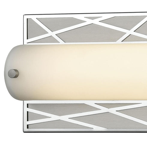 Elk Captiva VANITY LIGHT in Polished Stainless Matte Nickel Matte Nickel Finish Model: 85131/LED