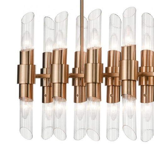 Elk Carisbrooke ISLAND LIGHT in Burnished Brass Finish Model: D4457