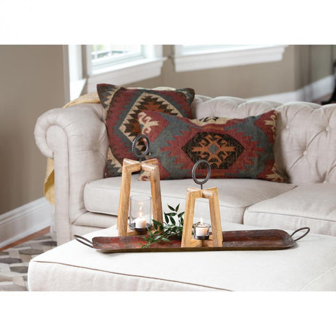Elk Carmel CANDLE CANDLE HOLDER in Natural Finish Model: 404689