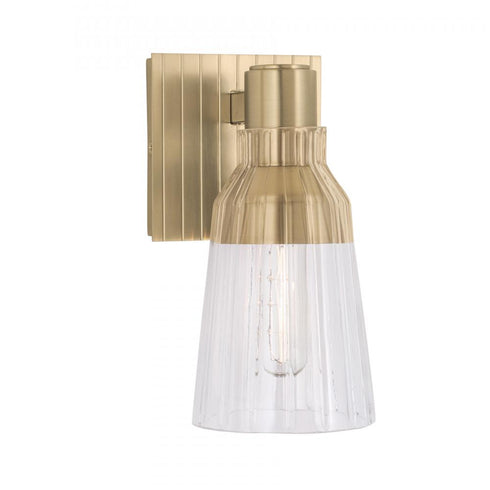 Elk Carnival 9 Inch High 1 Light Sconce in Polished Nickel Model: 8157-PN-CL