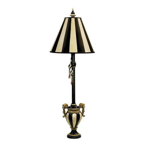 Elk Carnival Stripe TABLE LAMP in Antique Black Finish Model: 91-234