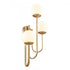 Elk Caroline 28 Inch High 3 Light Left Sconce Brushed Gold Model: 89673/3