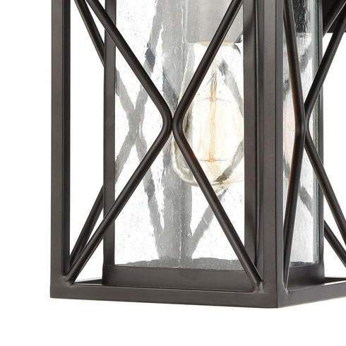 Elk Carriage Light SCONCE in Matte Black Finish Model: 46750/1