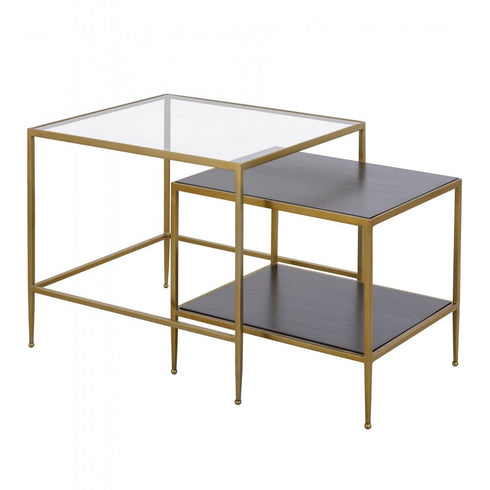 Elk Carrick Nesting Table Set of 2 in Dark Mahogany Model: H0805-9920/S2