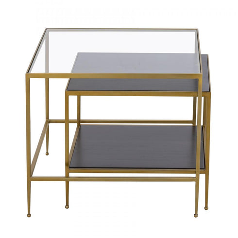 Elk Carrick Nesting Table Set of 2 in Dark Mahogany Model: H0805-9920/S2