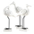Elk Carroll Bird Sculpture Set of 3 (4 pack) (4 pack) in White Finish Model: S0037-9170/S3
