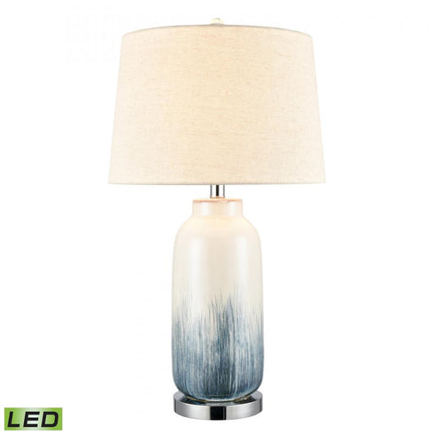 Elk Cason Bay 27 Inch High 1 Light Table Lamp in Blue Includes LED Bulb Model: S0019-8027-LED