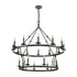 Elk Castle 20 Light CHANDELIER in Oil Rubbed Bronze Finish Model: D4667