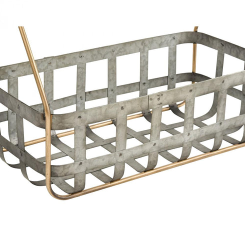 Elk Catcliffe BOX BIN BASKET (2 pack) (2 pack) in Galvanized Finish Model: S0037-8094/S2