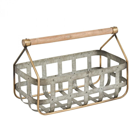 Elk Catcliffe BOX BIN BASKET (2 pack) (2 pack) in Galvanized Finish Model: S0037-8094/S2