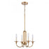 Elk Cecil 16 Inch Wide 4 Light Semi Flush Mount Natural Brass Model: 89723/4