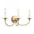 Elk Cecil 22 Inch Wide 3 Light Vanity Light Natural Brass Model: 89722/3