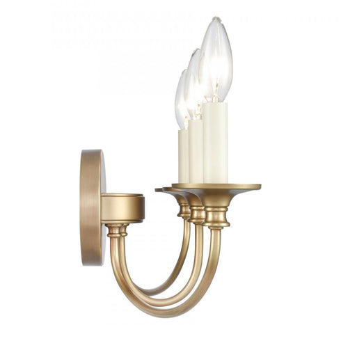 Elk Cecil 22 Inch Wide 3 Light Vanity Light Natural Brass Model: 89722/3