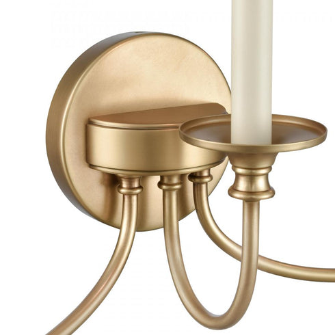 Elk Cecil 22 Inch Wide 3 Light Vanity Light Natural Brass Model: 89722/3