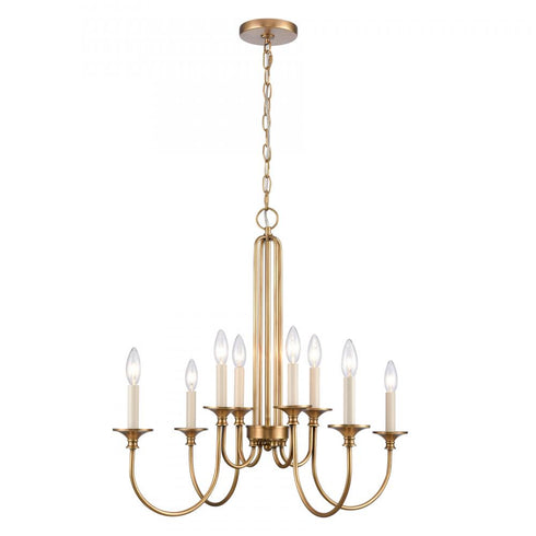 Elk Cecil 28'' Wide 8 Light Chandelier Natural Model: 89726/8