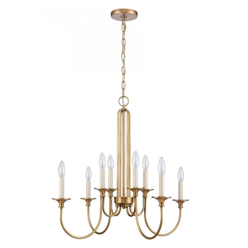 Elk Cecil 28'' Wide 8 Light Chandelier Natural Model: 89726/8