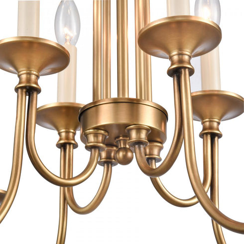 Elk Cecil 28'' Wide 8 Light Chandelier Natural Model: 89726/8
