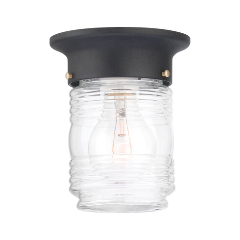 Elk Ceiling Essentials FLUSH MOUNT in Black Finish Model: SL3037