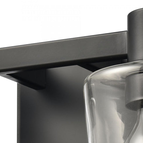 Elk Celia 12 Inch Wide 2 Light Vanity Light in Matte Black Model: 81641/2