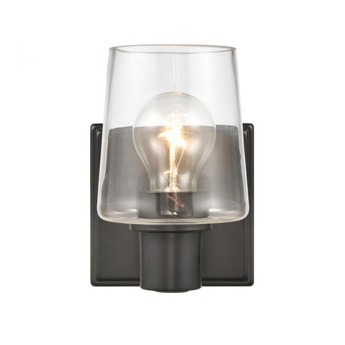 Elk Celia 5 Inch Wide 1 Light Vanity Light in Matte Black Model: 81640/1