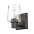 Elk Celia 5 Inch Wide 1 Light Vanity Light in Matte Black Model: 81640/1